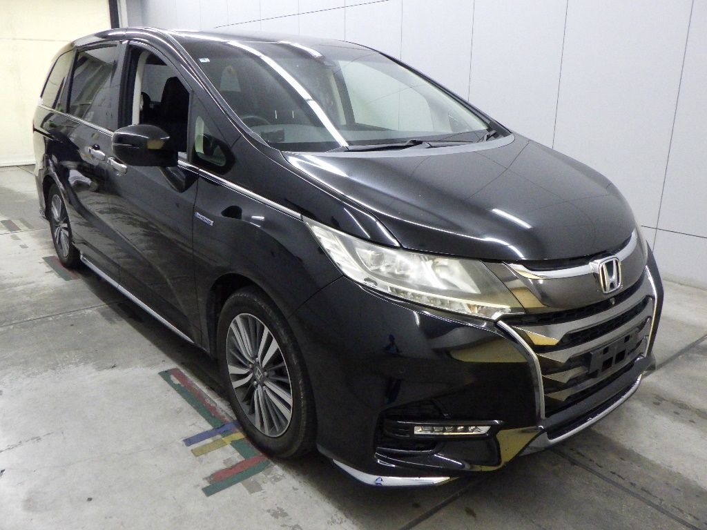 Japan Auction Vehicles 17 2018 Honda Odyssey ハイブリッドアブソルートEXホンダセンシング auction photo