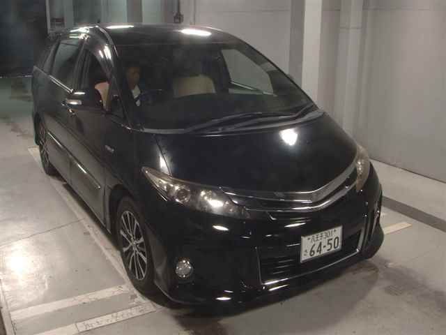 Japan Auction Vehicles 12 2015 Toyota Estima ハイブリッドアエラスベリーエデ auction photo