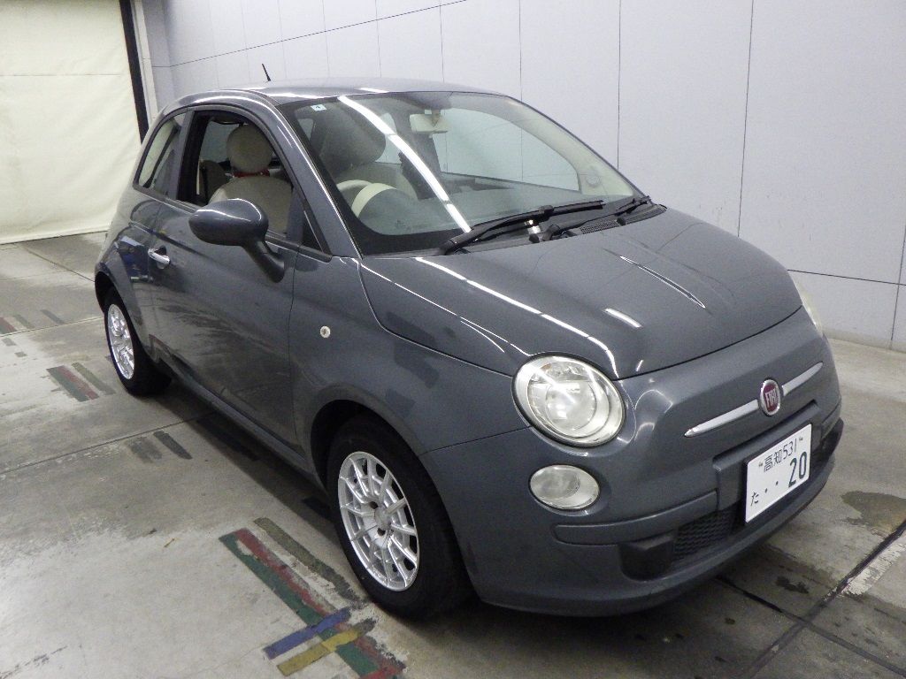 2012 Fiat 500 3D 1.2 8V POP Japan auction vehicle