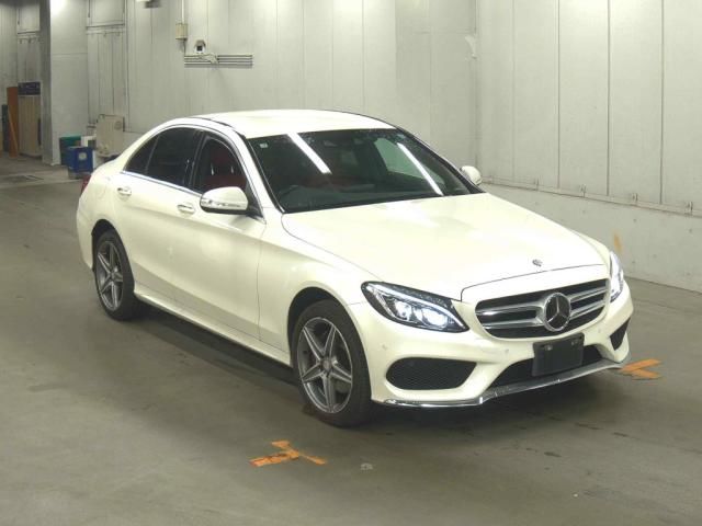 Japan Auction Vehicles 5 2015 Mercedes-Benz C 200 AV AMG Line Leather EXC-P auction photo