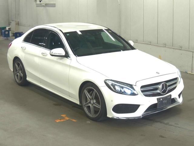 Japan Auction Vehicles 5 2016 Mercedes-Benz C 180 AV AMG Line Leather EXC-P Radar Set auction photo