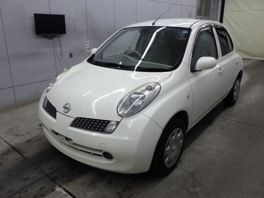 2007 Nissan マーチ 5HB 12Sワンタッチコレクション+ナビ auction photo 4