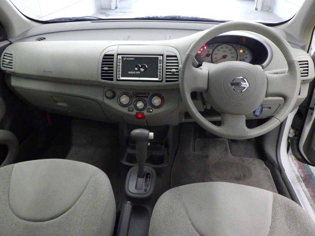 2007 Nissan マーチ 5HB 12Sワンタッチコレクション+ナビ auction photo 3