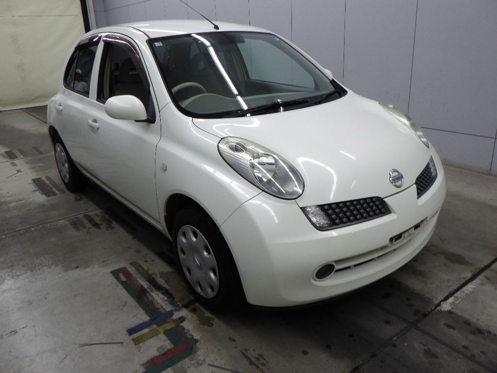 2007 Nissan マーチ 5HB 12Sワンタッチコレクション+ナビ Japan auction vehicle