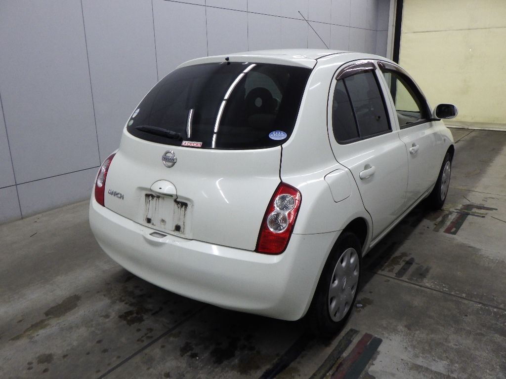 2007 Nissan マーチ 5HB 12Sワンタッチコレクション+ナビ auction photo 2