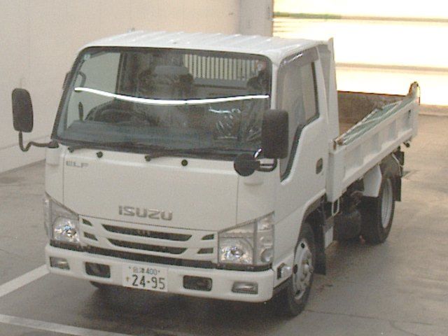 Japan Auction Vehicles 10 2021 Isuzu Elf dump auction photo