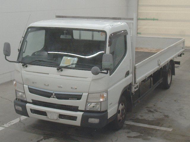 Japan Auction Vehicles 10 2018 Mitsubishi Fuso Canter Flatbed auction photo