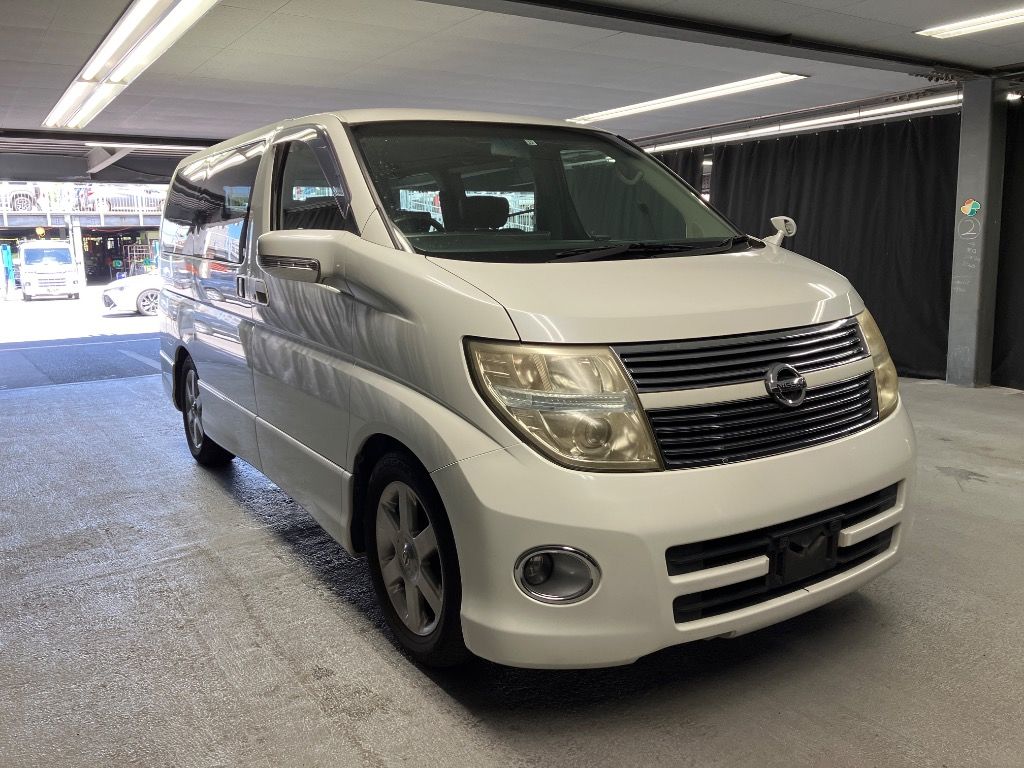 2007 Nissan Elgrand 250HWS Japan auction vehicle