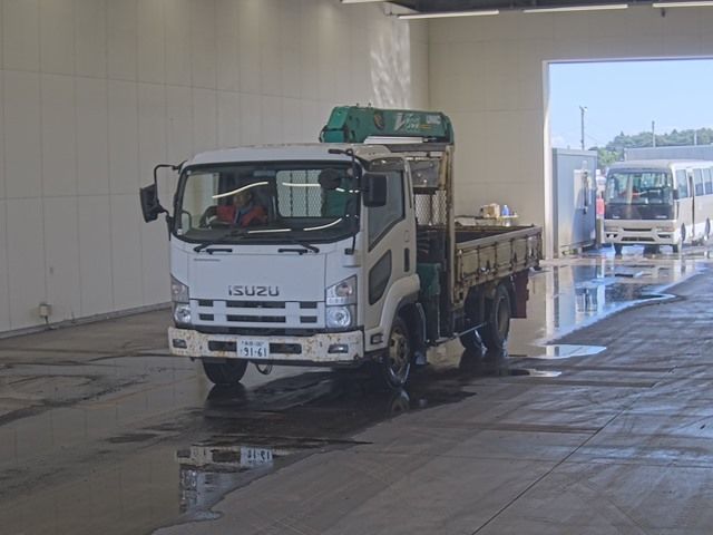 2008 Isuzu Forward Flat crane, 3-stage Japan auction vehicle