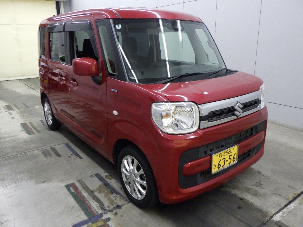 Japan Auction Vehicles 14 2018 Suzuki Spacia 4WD ハイブリッドX auction photo