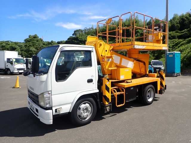 2010 Isuzu Elf 高所作業車 Japan auction vehicle