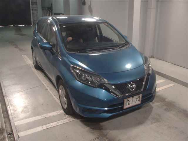2019 Nissan Note X エマブレ Japan auction vehicle