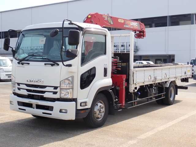 Japan Auction Vehicles 13 2019 Isuzu Forward 2.55T Crane Truck auction photo