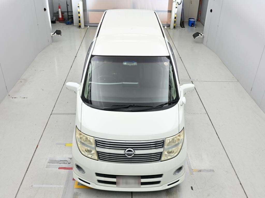 2010 Nissan Elgrand 250HスターBLKレザアバ 4WD auction photo 7