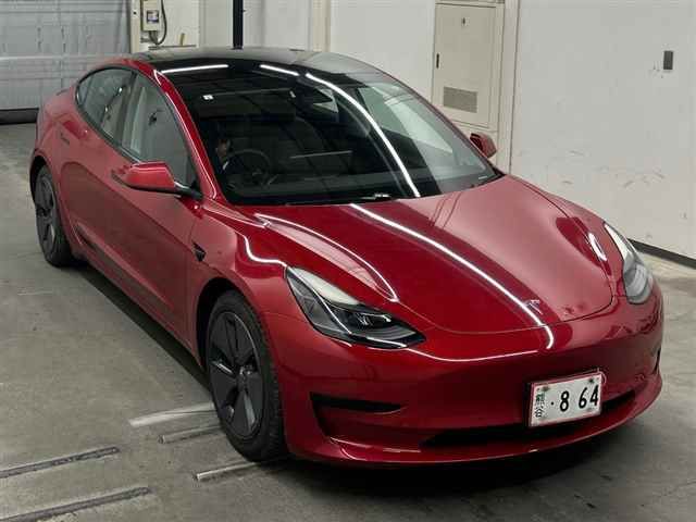 Japan Auction Vehicles 10 2021 Tesla テスラモデル3 auction photo