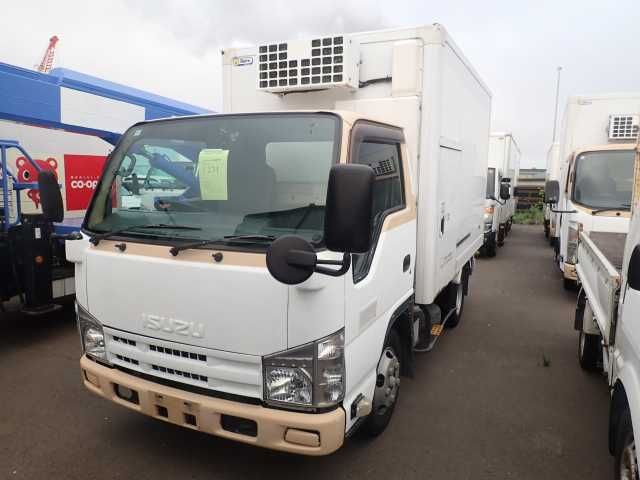 Japan Auction Vehicles 14 2012 Isuzu Elf 1.5t Panel Van with Refrigeration Unit auction photo