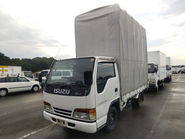 1997 Isuzu Elf ロングフラットロー auction photo 4
