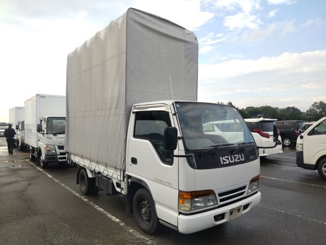 1997 Isuzu Elf ロングフラットロー Japan auction vehicle
