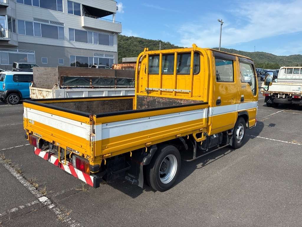 2009 Isuzu Elf Flat body double cab auction photo 2