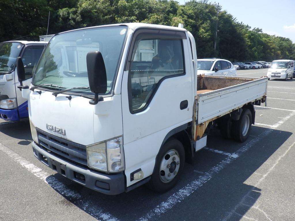 2011 Isuzu Elf Flat body Japan auction vehicle