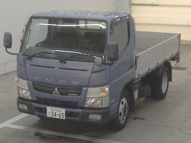 Japan Auction Vehicles 10 2015 Mitsubishi Fuso Canter Flatbed auction photo