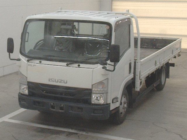 Japan Auction Vehicles 10 2018 Isuzu Elf 平ボディ auction photo