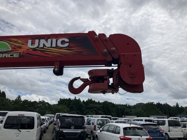 2018 Isuzu Elf Flat crane, 3-stage auction photo 10