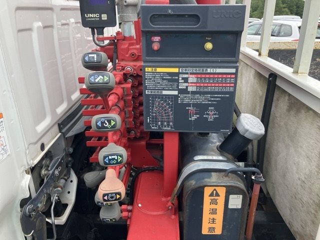 2018 Isuzu Elf Flat crane, 3-stage auction photo 13