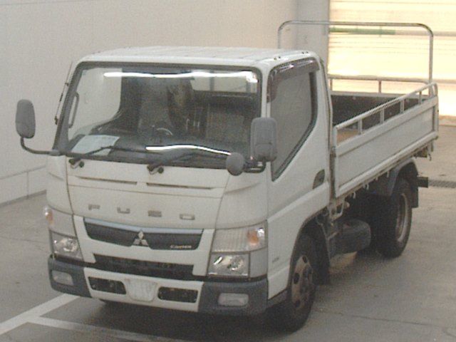Japan Auction Vehicles 10 2018 Mitsubishi Fuso Canter Flatbed auction photo