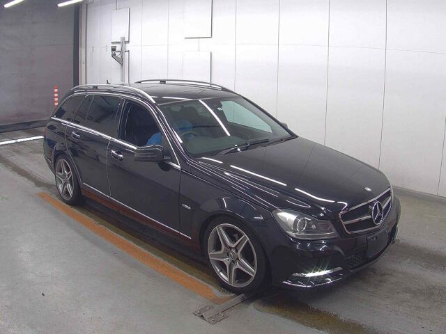 Japan Auction Vehicles 8 2011 Mercedes-Benz C-Class Station Wagon C200 Blue Effie AG auction photo