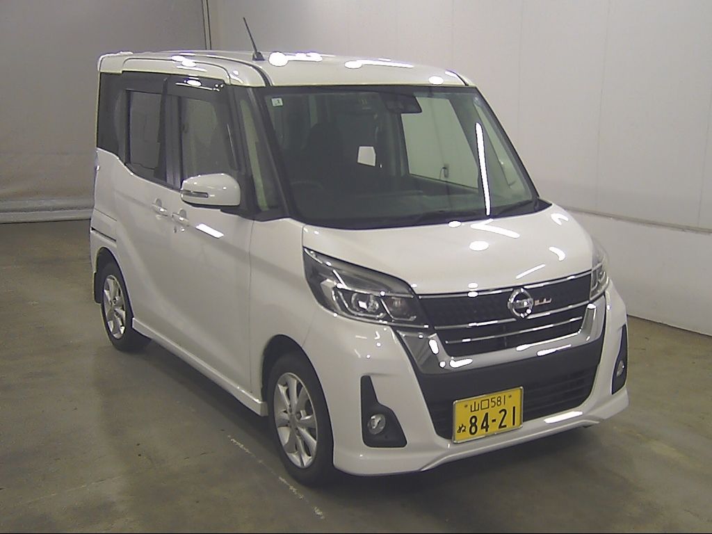 2017 Nissan Dayz Roox ハイウェイスターXターボ Japan auction vehicle