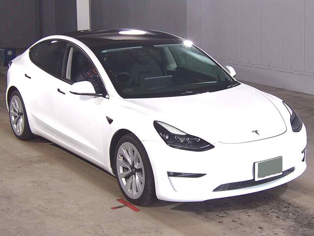 Japan Auction Vehicles 8 2021 Tesla モデル3 Long Range 4WD auction photo