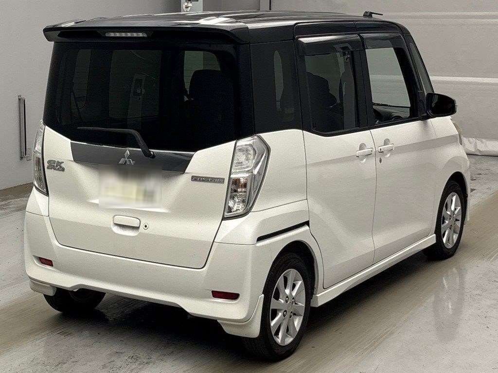 2015 Mitsubishi eK Space カスタムG e-アシスト フクシシャ auction photo 2