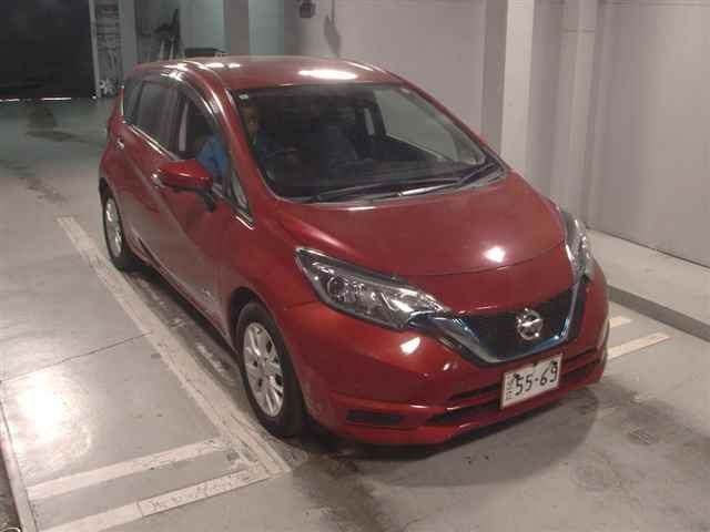 Japan Auction Vehicles 12 2018 Nissan Note e-POWER X EMABR auction photo
