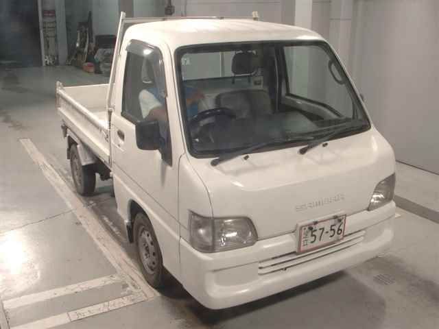 2002 Subaru Sambar 4WD Dump Truck Japan auction vehicle