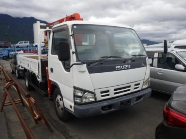 Japan Auction Vehicles 5 2004 Isuzu Elf Furukawa 3-stage Unic crane auction photo