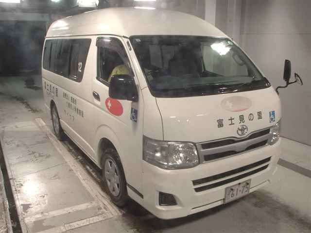 Japan Auction Vehicles 12 2012 Toyota Hiace クルマイス シヨウシャBタイプ auction photo
