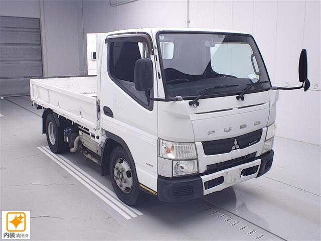 Japan Auction Vehicles 12 2015 Mitsubishi Fuso Canter 4WD flat-body pre-setup auction photo