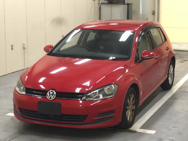 2013 Volkswagen ワーゲン ゴルフ TSI トレンドLブルーモ auction photo 3