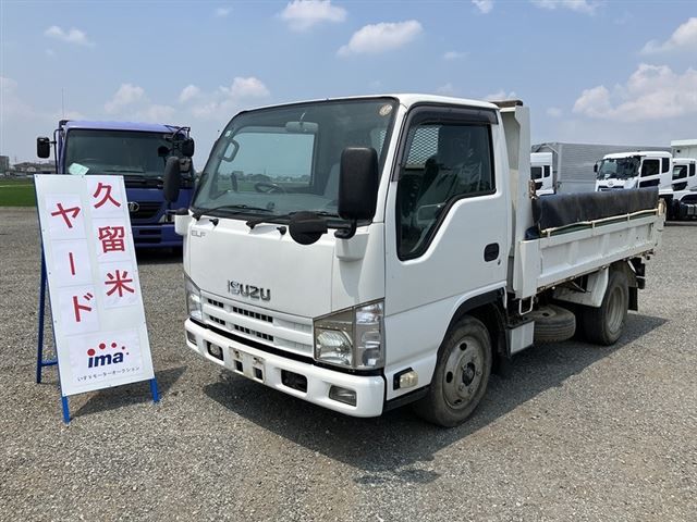 Japan Auction Vehicles 10 2013 Isuzu Elf dump auction photo