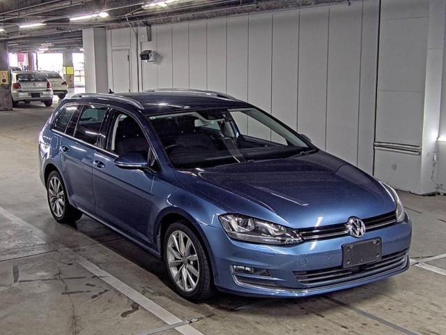 2014 Volkswagen VW ゴルフ ヴァリアントTSIハイライン BMT Japan auction vehicle