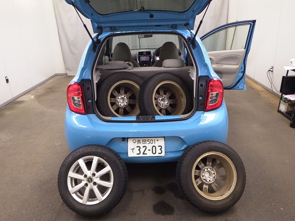 2014 Nissan マーチ 5HB X Vセレクション auction photo 8