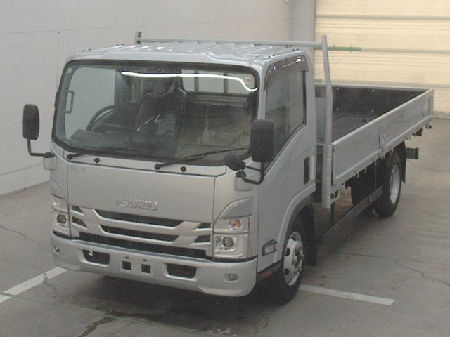 Japan Auction Vehicles 10 2021 Isuzu Elf Flatbed auction photo