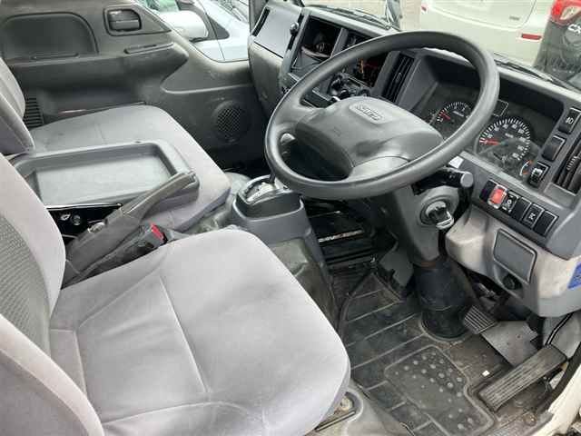 2014 Isuzu Elf ヒラボディ 2t 3ダンクレーン auction photo 7