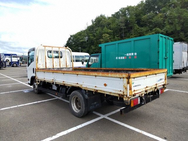 2013 Isuzu Elf Long full flat low 4WD auction photo 2