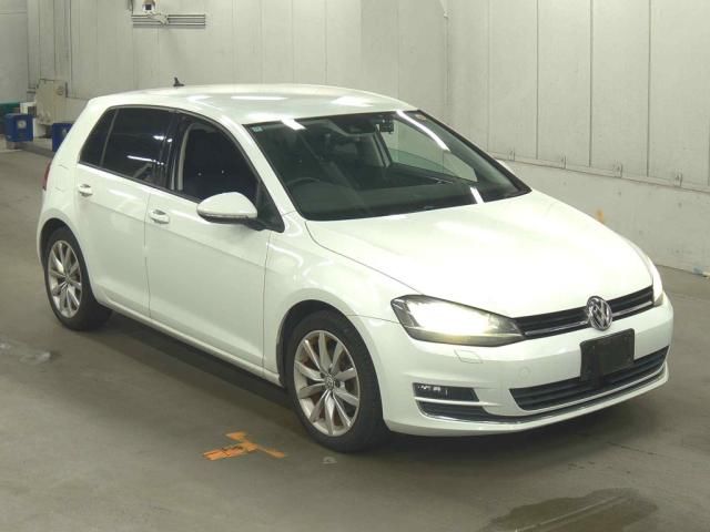 2014 Volkswagen VW ゴルフ TSIハイライン Japan auction vehicle