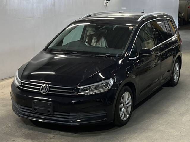 2017 Volkswagen フォルクスワーゲン ゴルフトゥーラン TSI コンフォートライン ブラックエ Japan auction vehicle