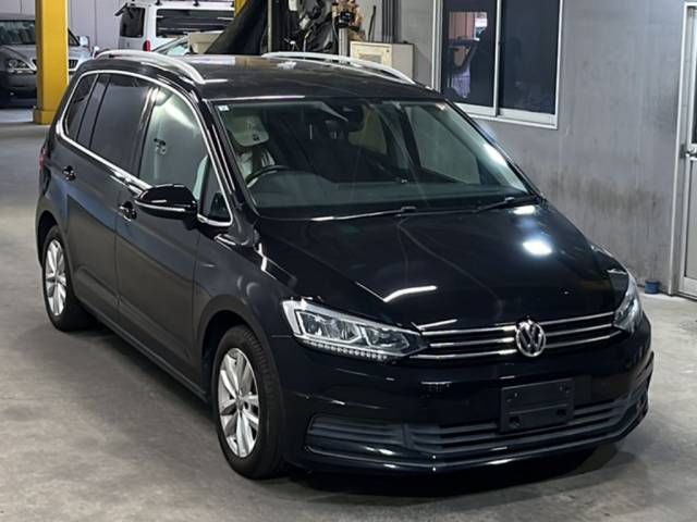 2017 Volkswagen フォルクスワーゲン ゴルフトゥーラン TSI コンフォートライン ブラックエ auction photo 4