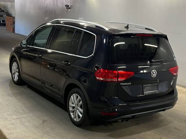 2017 Volkswagen フォルクスワーゲン ゴルフトゥーラン TSI コンフォートライン ブラックエ auction photo 3