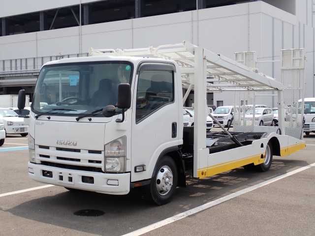 2009 Isuzu Elf 2.45T Safety Loader (2-unit capacity) Japan auction vehicle